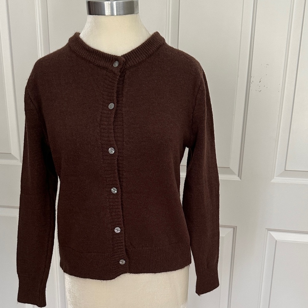 J. Crew Rich Brown Women's Cardigan